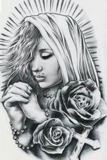 My favorite virgin Mary I want to be tattoo on me 
