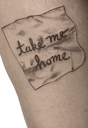 Take me home tattoo by adria mercuri