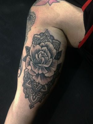 Stoned Tattoo#mandala #rose #blackwork #tattoo #tattoos #tat #toptags #ink #inked #tattooed #tattoist #design #instagood #photooftheday #tatted #instatattoo #tatts #tats #amazingink #tattedup #inkedup 