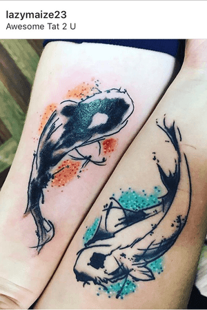 Sister tattoos ❤️ done by nadine_tattoos (Instagram) 