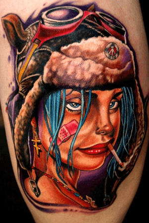 Tank Girl color tattoo 