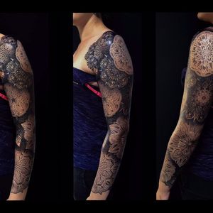 mandala sleeve - - copyrighted Duck Art Tattoo 
