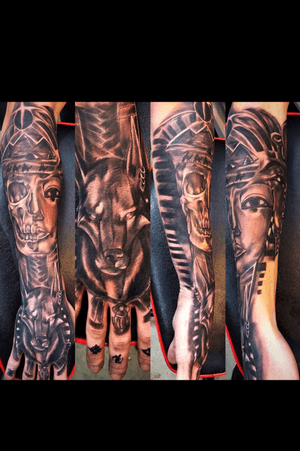Hand and forearm done by bigbear_tattoo on instagram 