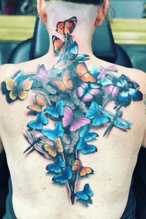 Custom piece designed and tattooed by bigbear_tattoos on instagram 