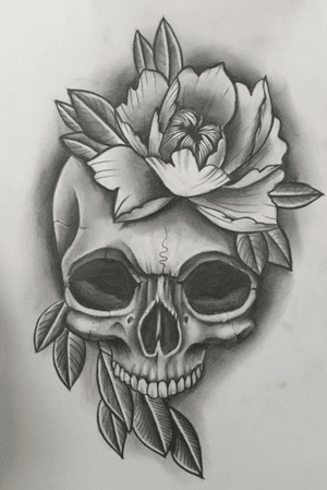 #skull #ink #tatoed #blackwork