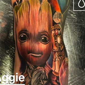 I am Groot piece done by https://www.instagram.com/aggie_vnek/ @https://www.instagram.com/monumentalink/ #RealismTattoo #RealisticTattoo #GrootTattoo #MarvelTattoo #AvengersTattoo #Tattoos #TattooArtist #TattooStyle #TattooLover #TattooLife #Inked #InkTattoo #TattooInk #Uk #Essex #Colchester #Ipswich #London 