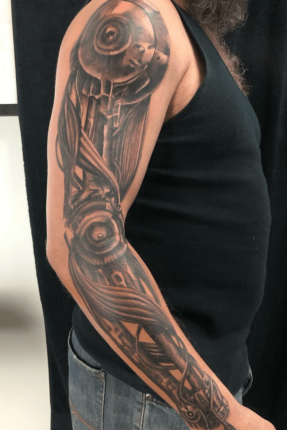This bionic arm sleeve by drazpalaming is all elite             tattootribecommunity Visit wwwthetattootribecom and  Instagram