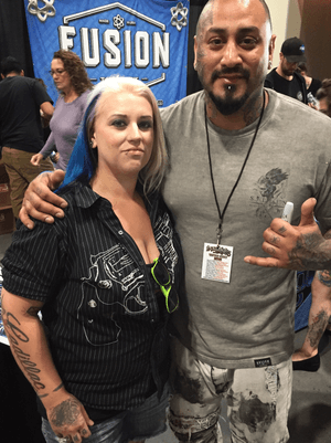 Got to hang with Roman and take a seminar with him in Anchorage 2018. This is us at the Ink Masters Tattoo Convention