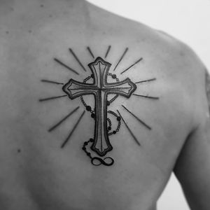 Cross Tattoo🙏#tattoos #tattoo #tattoodo #ink #inked #inkedgirls #inkedboys #tattooer #art #artwork #picoftheday #heidelberg #mannheim #frankfurt #stuttgart #berlin #hamburg  #germany #traditionaltattooart #blackngrey #blackwork #surealism #sketchytattoos #magicmoonsupply