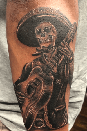 Day of the dead black n grey