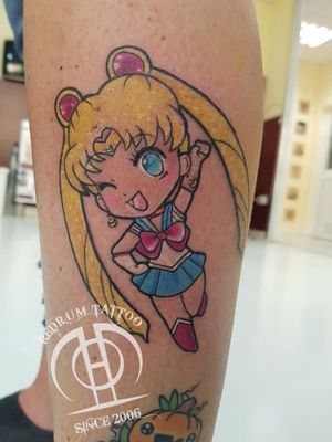 #SailorMoon #cutetattoo #colortattoo #kawaii #tatuajesailormoon 