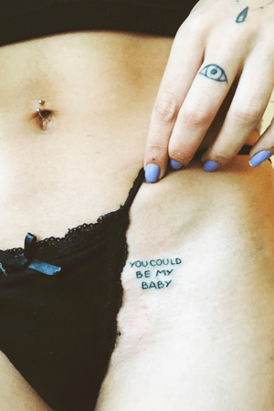 #you #could #be #my #baby #handpoke #stickandpoke 