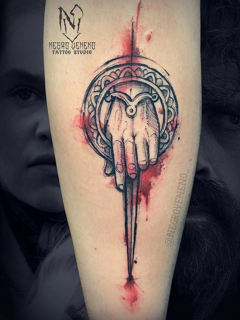 NO SPOILERS I raise your Stark tattoo with a Hand of the King tattoo   rgameofthrones