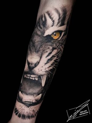 half tiger sleeve this time a little bit angry 🐯😉