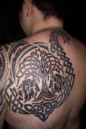 #tribaltattoo #NordicTattoo #vikingtattoo 