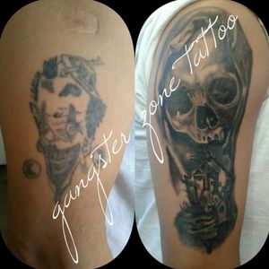 Tattoo by gangster Zone Tattoo