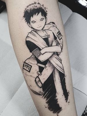 Tattoo uploaded by Sergio AS • Tatuaje sobre Gaara, personaje de naruto •  Tattoodo