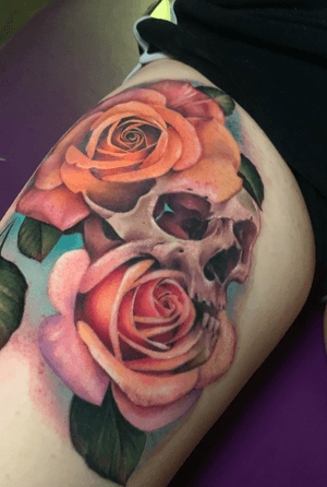 #skull #rose #morph