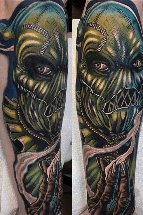 60 Scarecrow Tattoo Designs For Men  Supervillain Ink Ideas