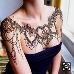 I know this is Henna. But I think this could be a really cool tattoo 