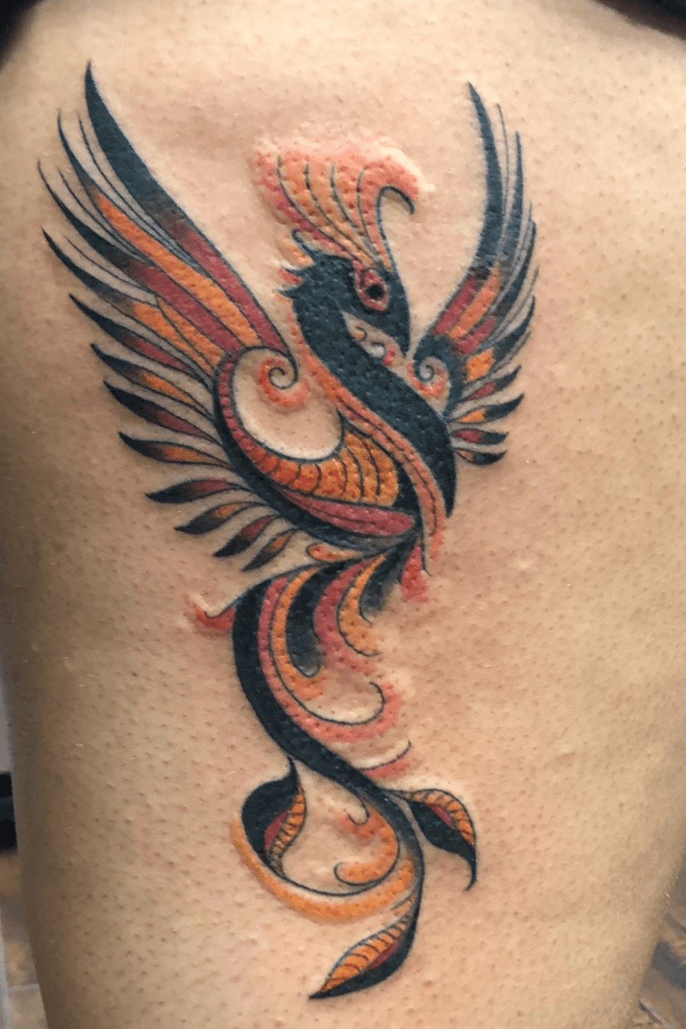 Phoenix 2018 Ink drawing by Doriana Popa  Phoenix tattoo design Phoenix  tattoo Feniks tattoo