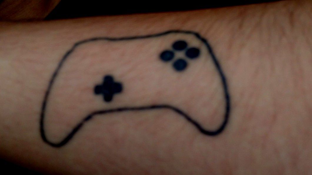 Game controller  Gaming tattoo Small tattoos for guys Gamer tattoos