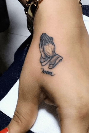 Praying Hands Tattoo By Adnan Sanni 