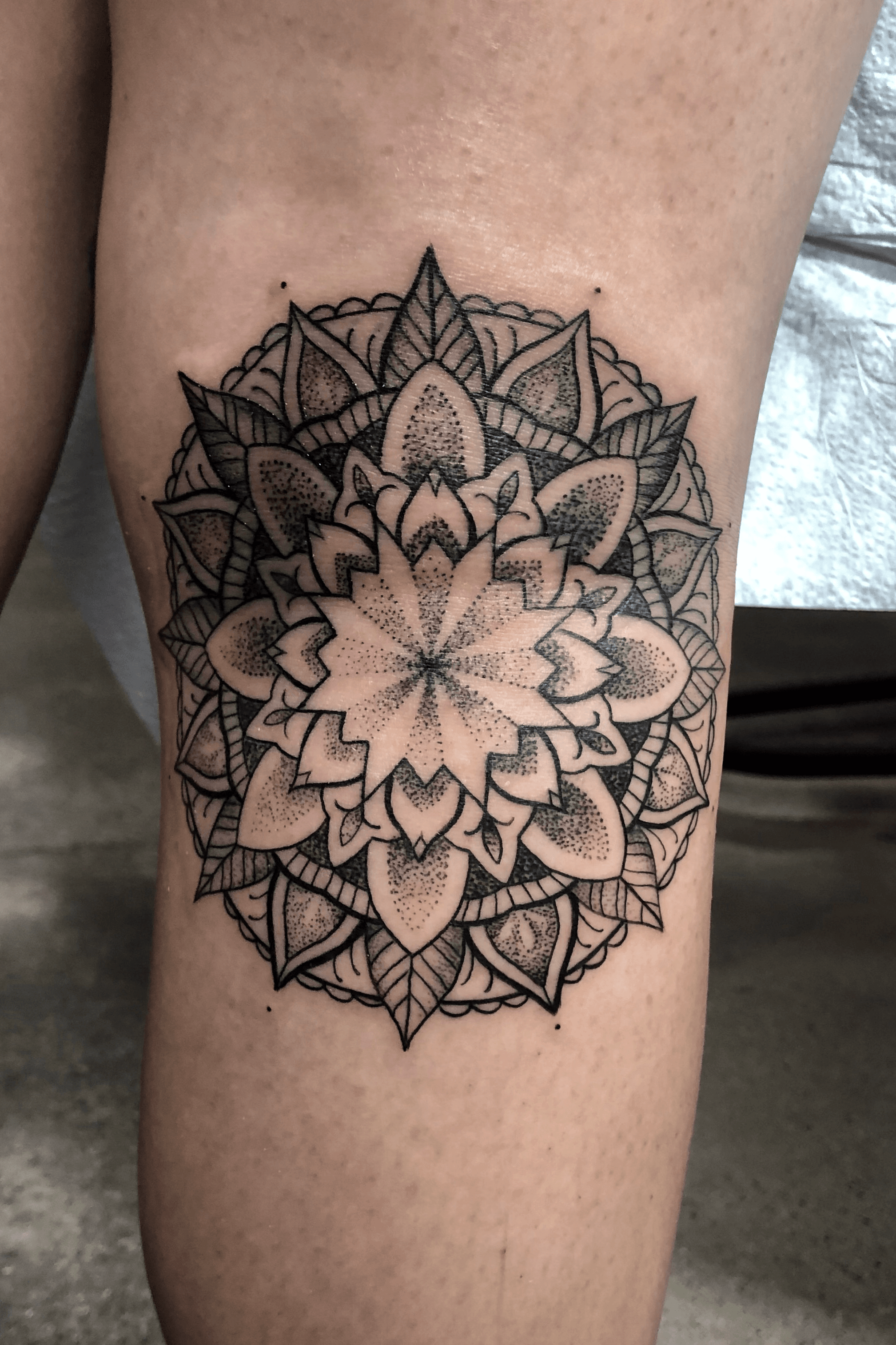 Tattoo uploaded by Justin JP Param • Back of the knee. More mandalas please! • Tattoodo