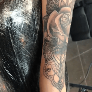 Had fun with this beautiful rose Cover up pieces