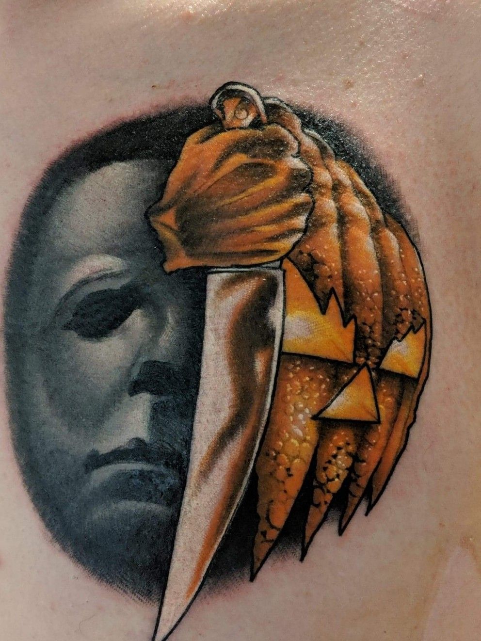 Michael Myers tattoo  Tattoo Designs for Women  Michael Myers tattoo