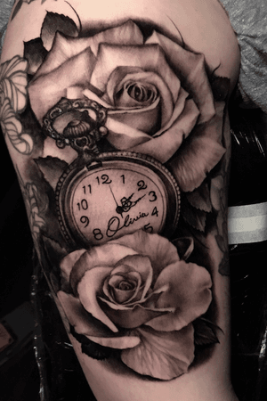 #roses #rose #clock #realism