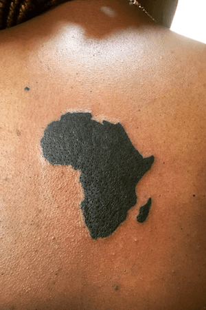 African Map Tattoo By Adnan Sanni 