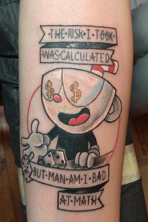 Wanted to show off my newest tattoo! : r/Cuphead