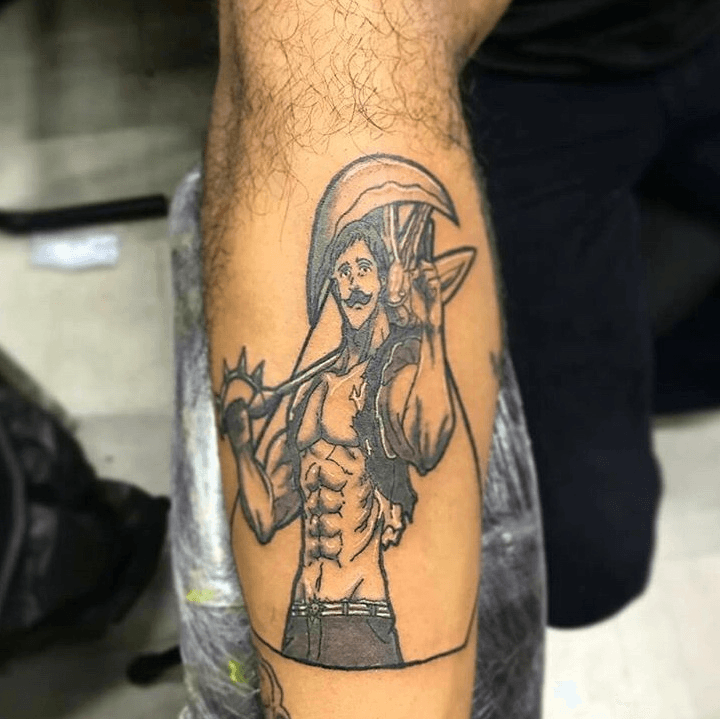 anime tattoo  ban of seven deadly sins