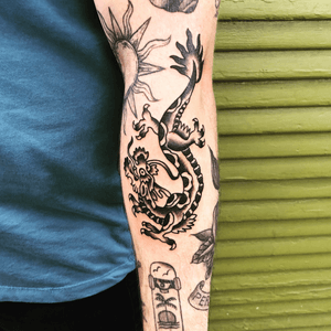 The Hobbit by JRR Tolkien                                                 Brad Delay • Historic Tattoo Portland • 2019