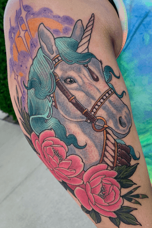 Magical unicorn from the other day i would love to do more stuff like this. Message me directly on here or email me Tattoosbyaustin115@gmail.com 