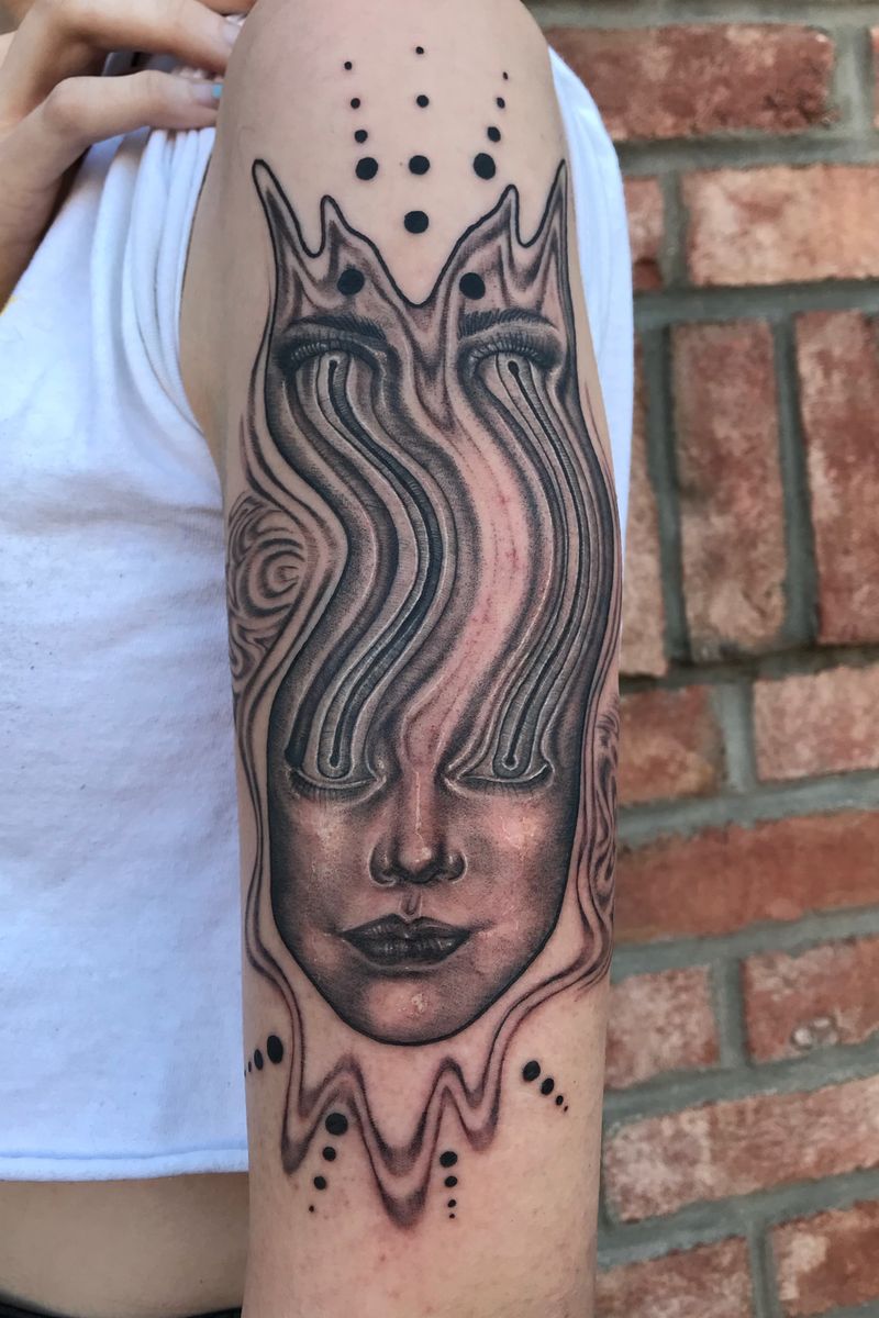 Tattoo uploaded by Cynthia • Morphed face • Tattoodo