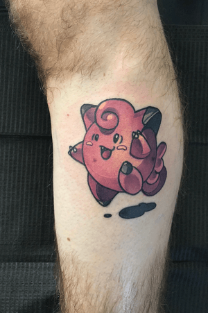 Pokemon clefairy tattoo