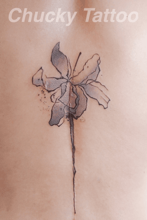 Ink Flower cover scar.