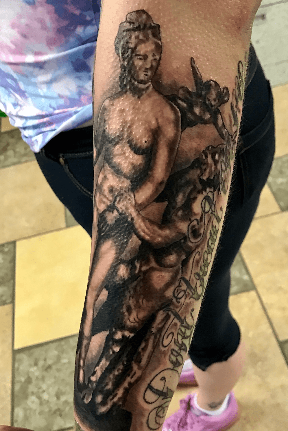 Aphrodite Tattoo done by Rodd Diaz at Lucky Bird Tattoo Studio in Annapolis  MD  rtattoos