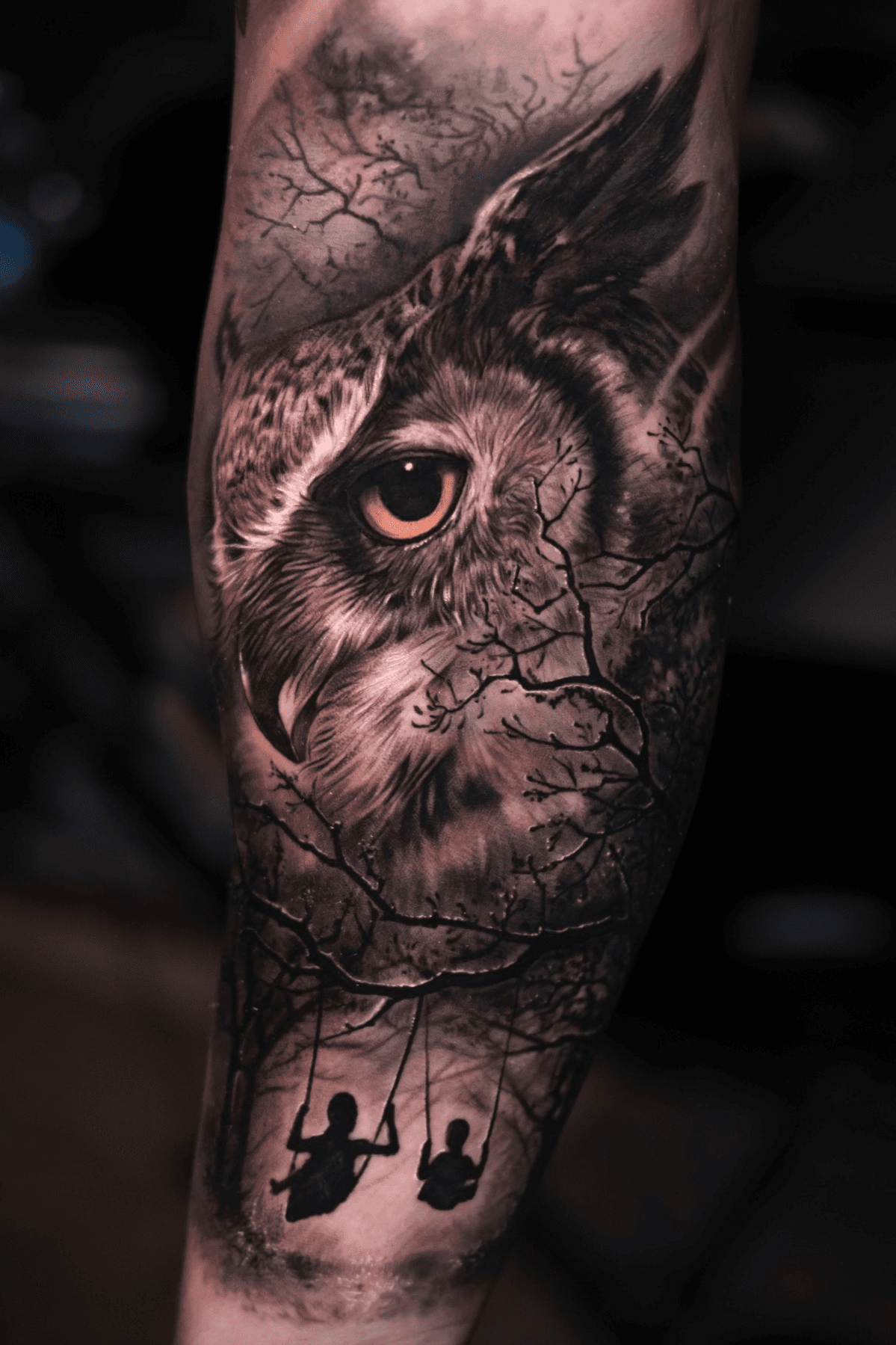 52 Likes 3 Comments  Stephen Catherall stephencatherall on Instagram  owl elephant owltattoo elephan  Dot work tattoo Inspirational  tattoos Owl tattoo