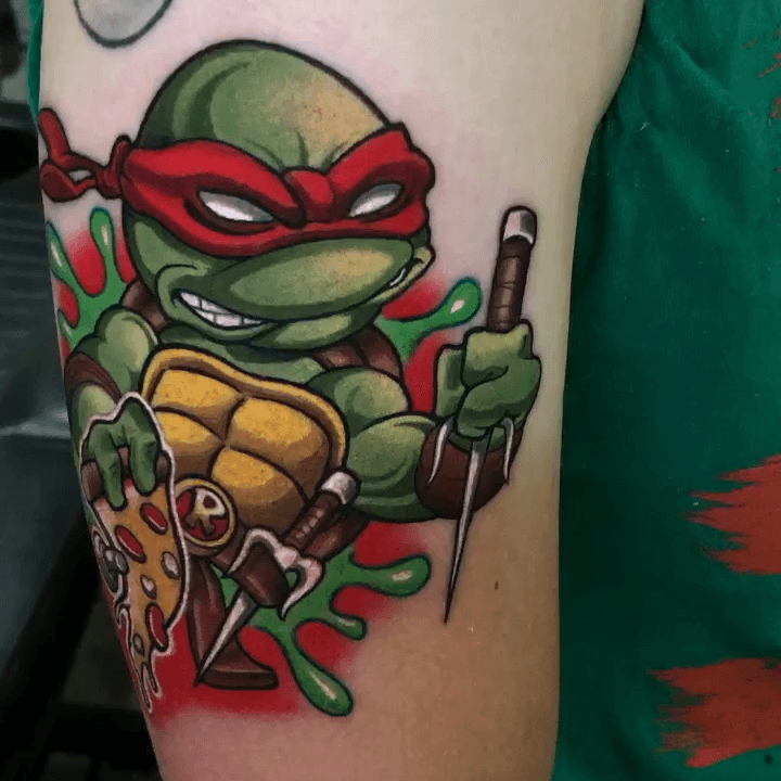 Teenage mutant Ninja Turtles tattoo by Benjamin Laukis  No 272