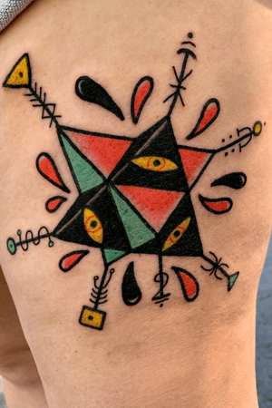 Merkabah on a good friend of mine with some antennae to make the voyage a little easier. Did this on a visit to Atlanta, GA in the not too distant past. Safe travels to you all...