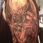 Gargoyle on arm...Thanks for looking. #armtattoos #gargoyles #halfsleevetattoo. #custom #original #byjncustoms
