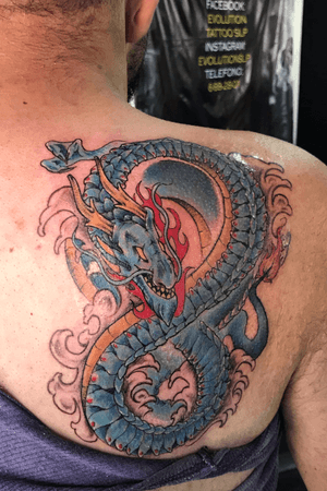 Dragon 🐉🐲 #evolutiontattooslp #dragon #tattoo 