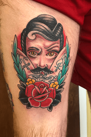 Tattoo by Tom Kiernans Black Fin