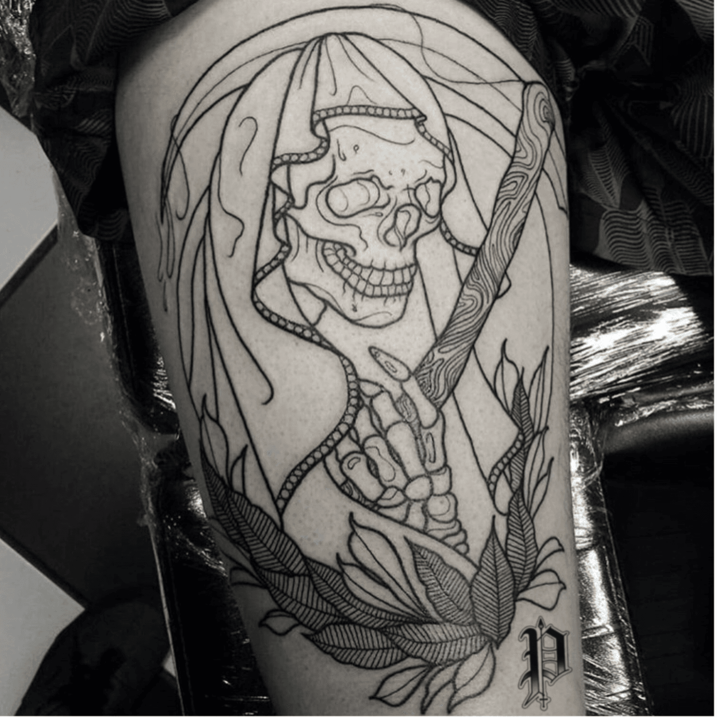 Neo Traditional Reaper by Matt Truiano TattooNOW