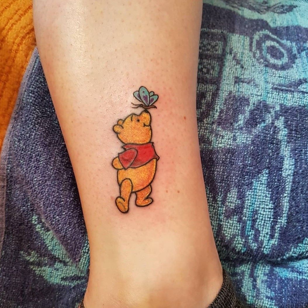 UPDATED 40 Uplifting Winnie the Pooh Tattoos  Tattoos for daughters  Matching friend tattoos Friend tattoos small