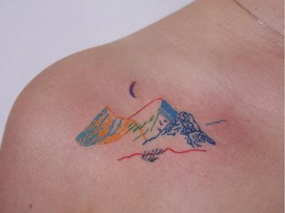 Illustrative tattoo by Git B #GitB #tattooideas #illustrativetattoos #tattooswithmeaning #meaningfultattoos #tattoocommunity #drawingtattoos