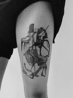 Surrealism #surealism #darksurrealism #tattoo #tattoolovers #tattoooftheday #tattooart #tattooartist #life #death #sculpture #dots #dotwork #lineworktattoo #lines #biahop #bishoprotary #dynamicblack #dynamicink #ink #inklover #thessaloniki #skg #greece 
